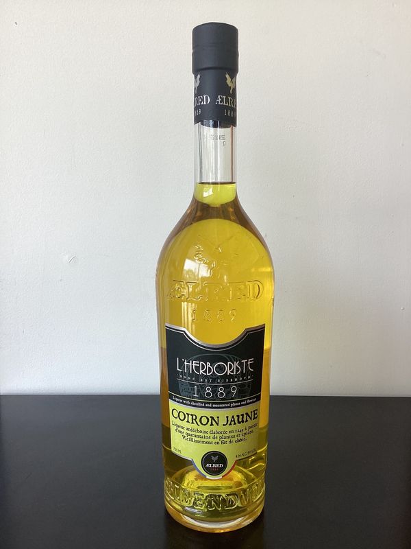 Eyguebelle Aelred Elixer 1889 Coiron Jaune Liqueur France Eyguebelle Aelred Elixer 1889 Coiron Jaune Liqueur France