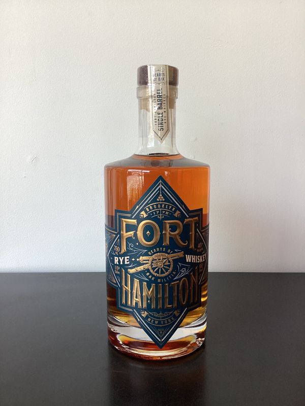 Fort Hamilton, Fort Hamilton, "Single barrel" Rye Whiskey New York, USA (750 ml)