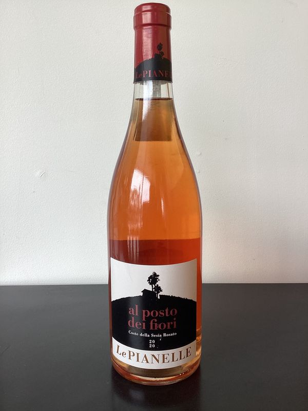 Le Pianelle 'Al Posto dei Fiori' Rosato Coste della Sesia Piedmont, Italy 2020 Le Pianelle 'Al Posto dei Fiori' Rosato Coste della Sesia Piedmont, Italy 2020