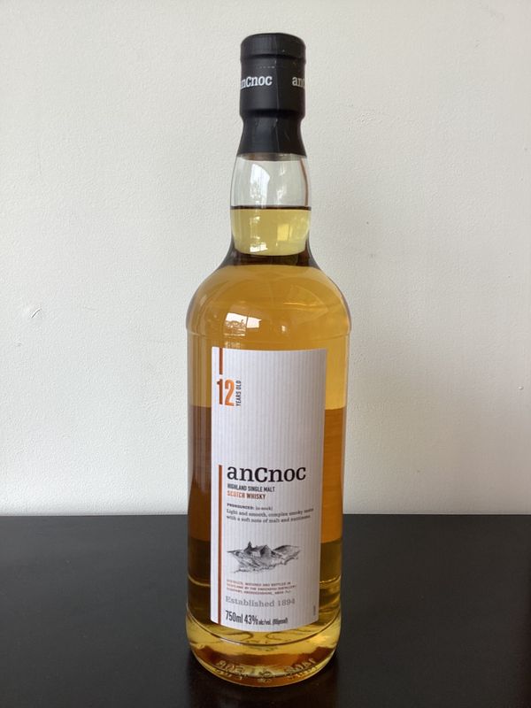 Knockdhu anCnoc 12 Year Old Single Malt Scotch Whisky Highlands, Scotland