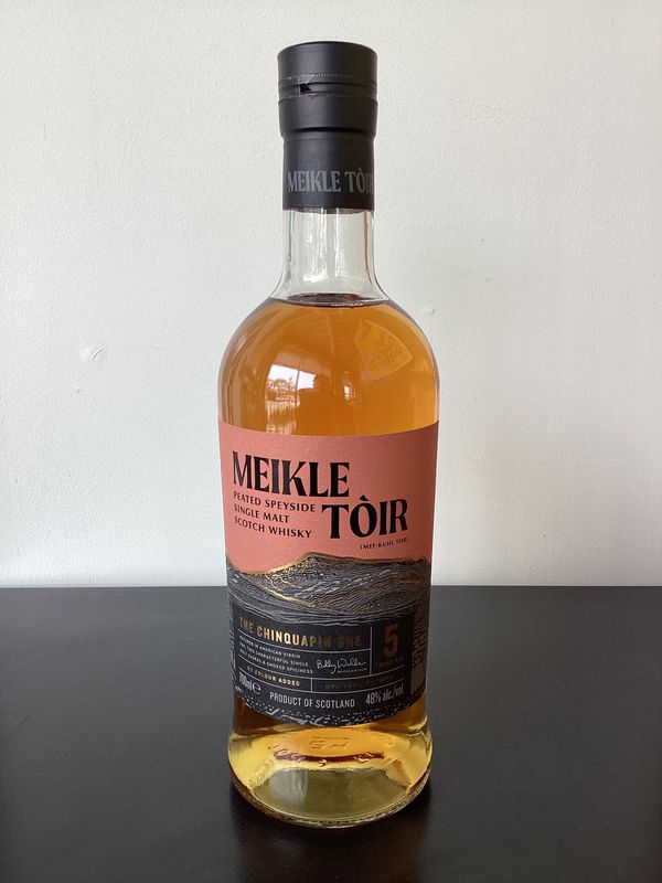 Meikle Toir 'The Chinquapin One' 5 Year Old Peated Single Malt Scotch Whisky Speyside, Scotland (700ml) Meikle Toir 'The Chinquapin One' 5 Year Old Peated Single Malt Scotch Whisky Speyside, Scotland (700ml)