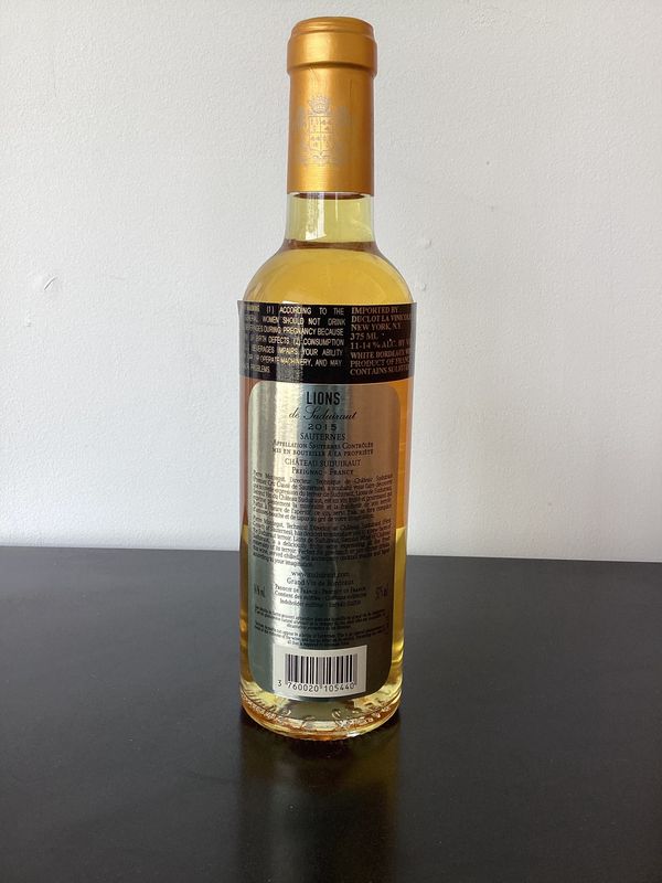 Lions de Suduirant Sauternes White 2015