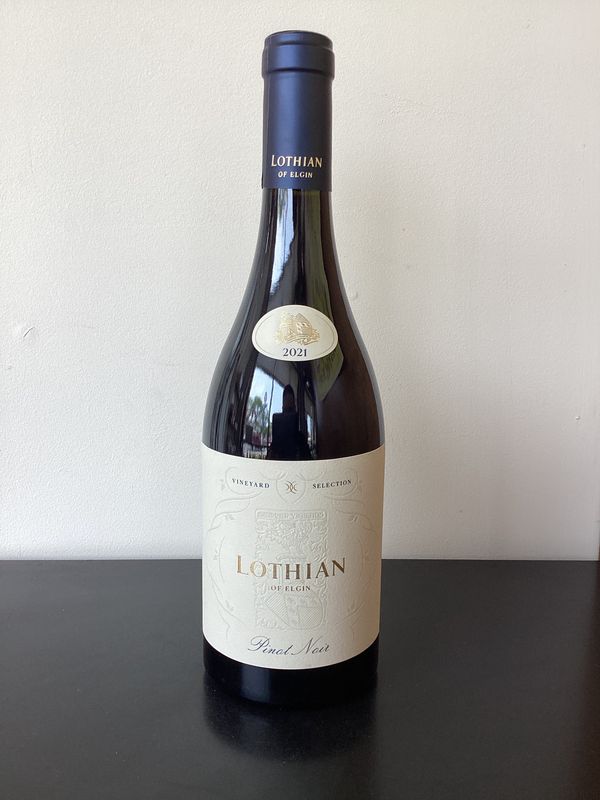 Lothian Vineyards Estate Pinot Noir Elgin, South Africa 2021 (750ml) Lothian Vineyards Estate Pinot Noir Elgin, South Africa 2021 (750ml)