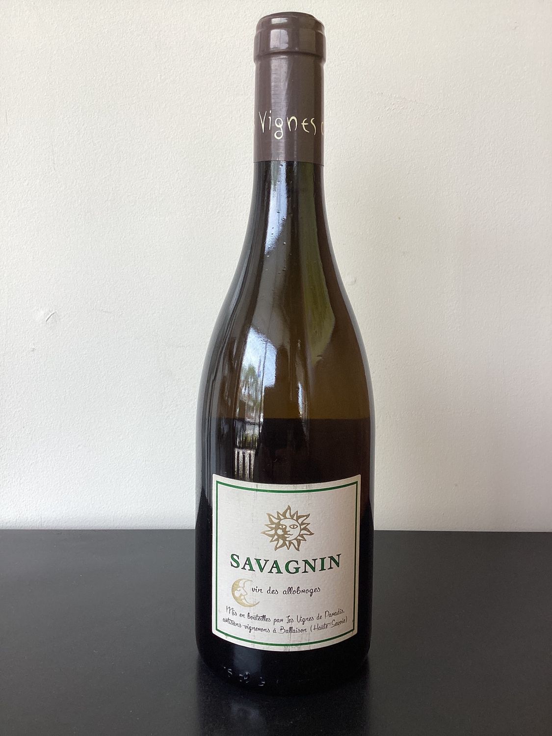 Les Vigne de Paradis, Savagnin from Vin des Allobroges, Haut-Savoie, France 2020