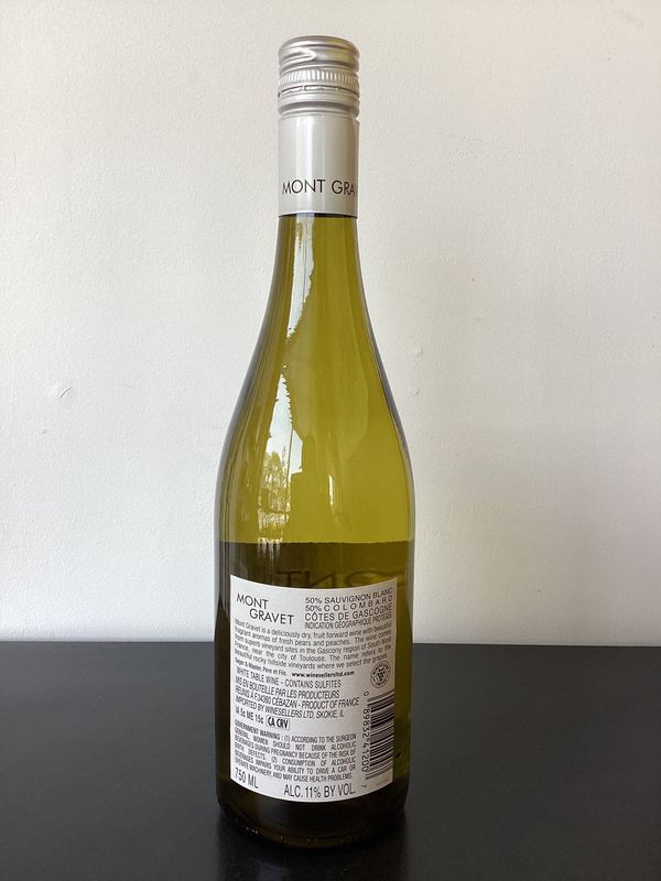 Montgravet Sauvignon Blanc & Colombard Blend IGP Cotes de Gascogne Blanc, France 2025 (750ml)