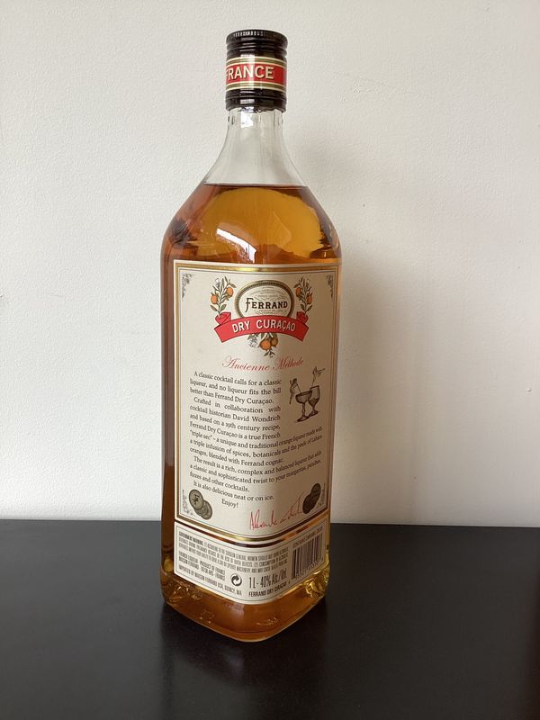 Pierre Ferrand Dry Curacao Orange Liqueur 1L