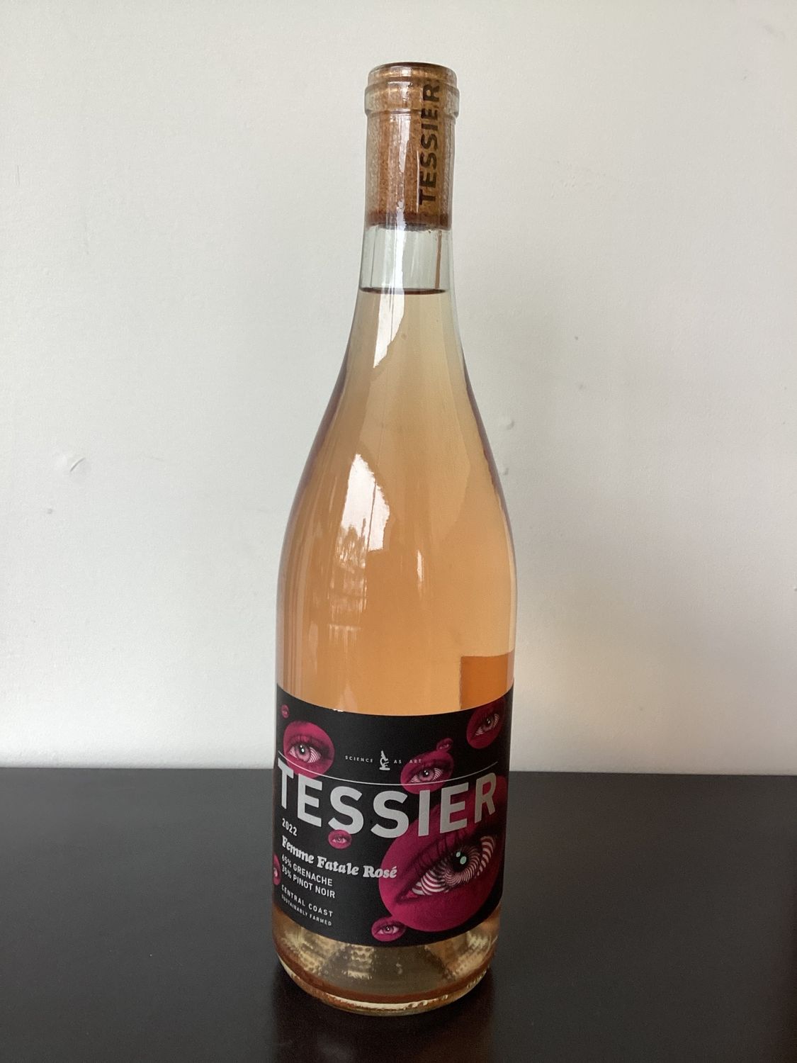 Tessier Winery Pinot Noir Blend Femme Fatale Rosé Central Coast California, USA 2022 (750ml)