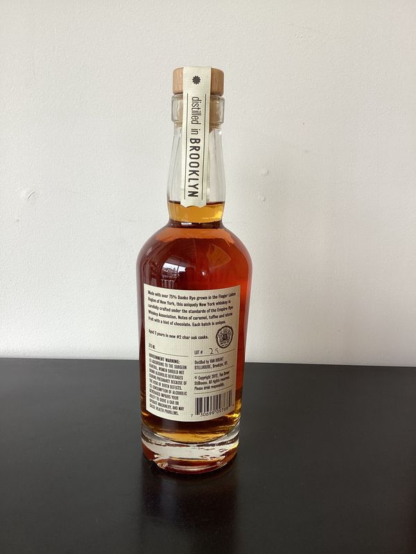 Van Brunt Stillhouse,  Empire Rye 375ml