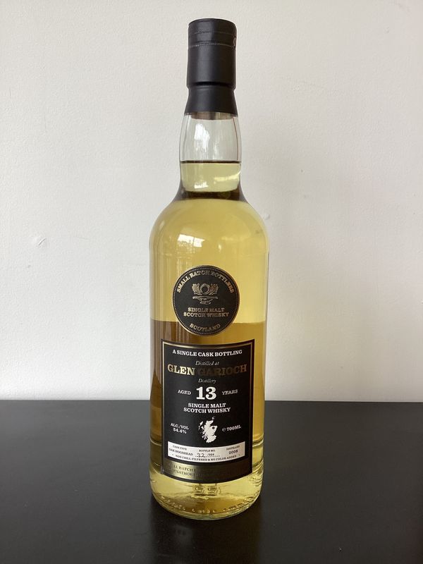 Small Batch Bottlers Glen Garioch 13 Year Single Malt Scotch Whisky Highlands, Scotland