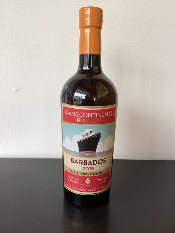 Transcontinentral Rum, Barbados 2015, 6 Years