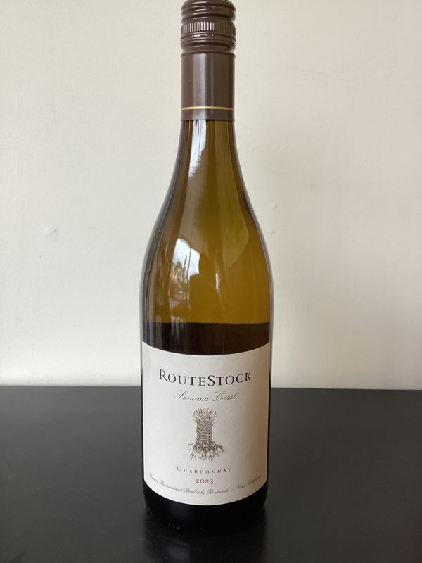 RouteStock Cellars Sonoma Coast Chardonnay California, USA 2023 (750ml) RouteStock Cellars Sonoma Coast Chardonnay California, USA 2023 (750ml)