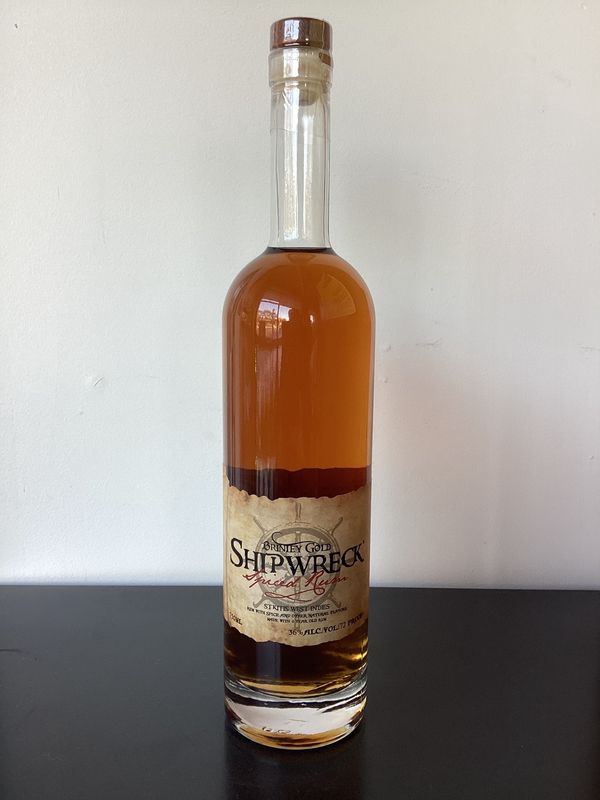 Brinley Gold Shipwreck Spiced Rum Saint Kitts, Caribbean (750ml) Brinley Gold Shipwreck Spiced Rum Saint Kitts, Caribbean (750ml)