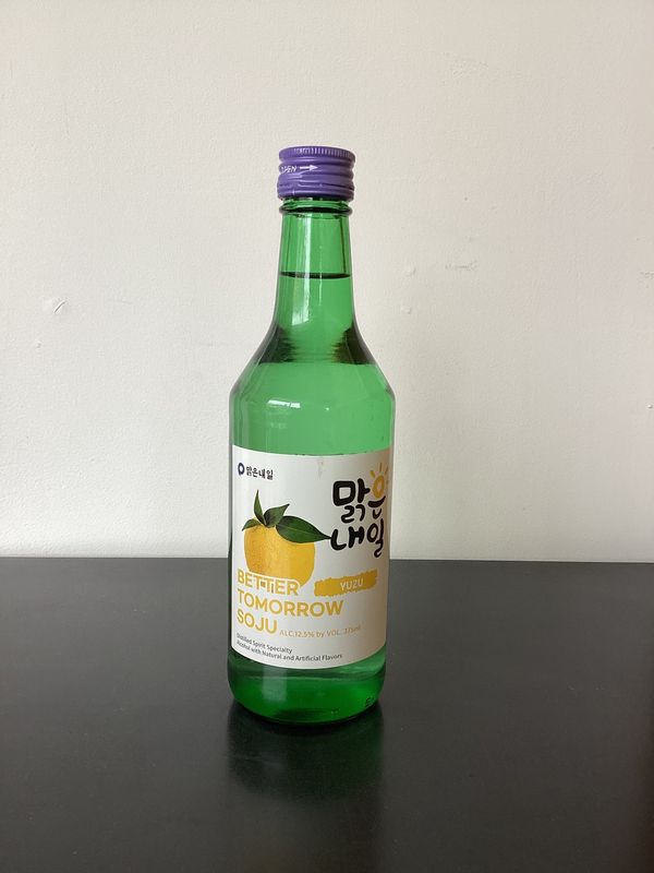 Better Tomorrow Yuzu Soju South Korea (375ml) Better Tomorrow Yuzu Soju South Korea (375ml)