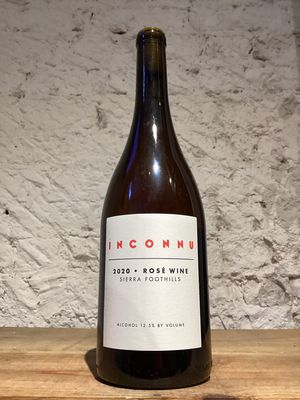 Inconnu Rose Sierra Foothills, USA 2020 (750ml)