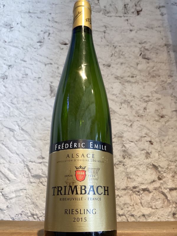 (1491 F2-A5) F E Trimbach Riesling "Cuvee Frederic Emile" Alsace, France 2015 (750ml)