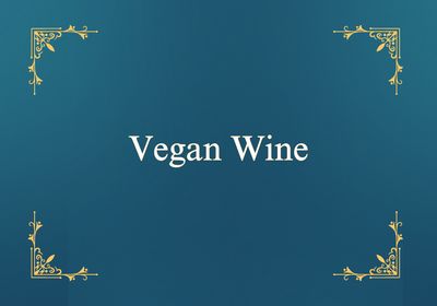 Vegan Wine