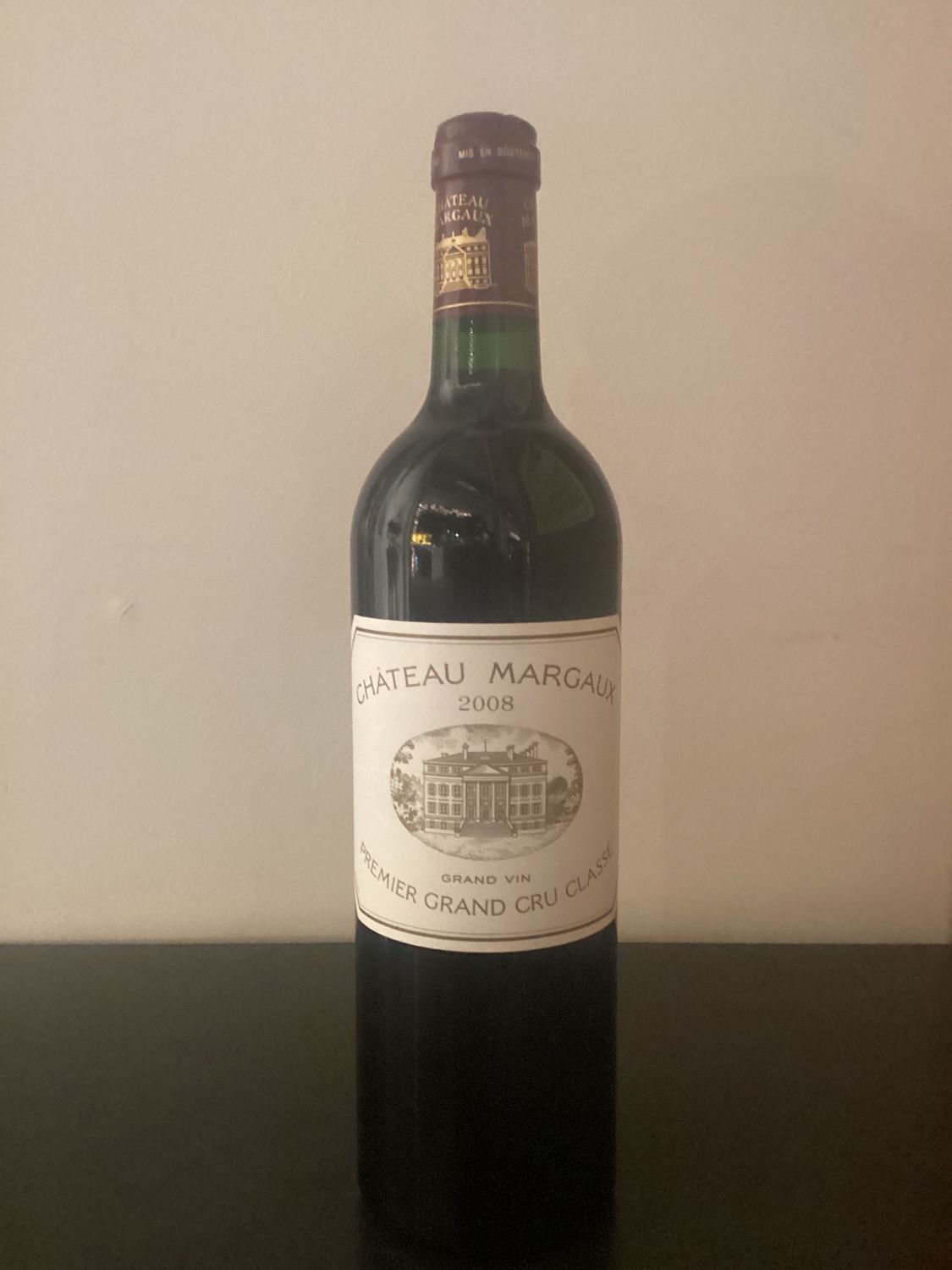 (2106 F1-B12) Chateau Margaux Margaux, France 2008 (750ml)