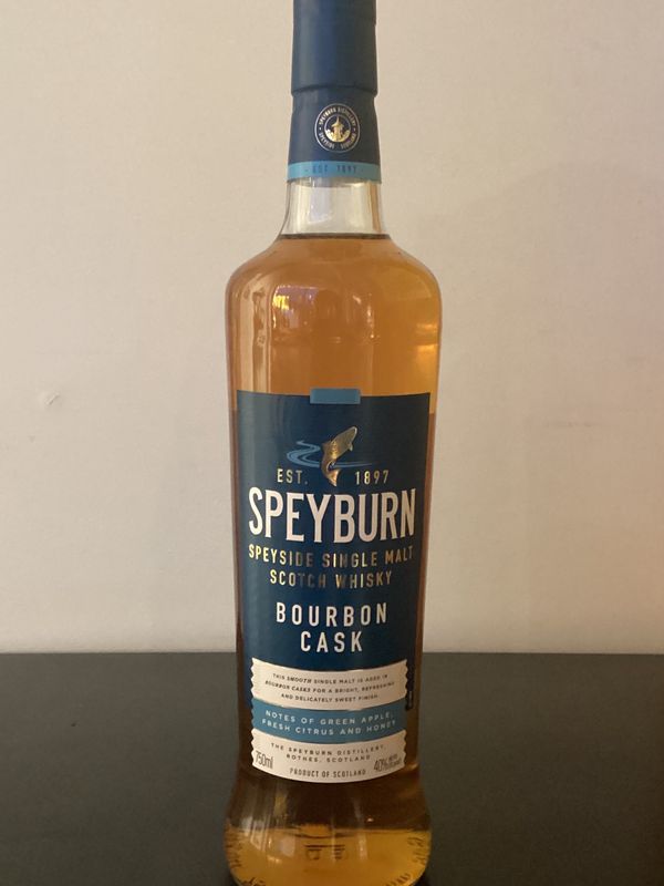 Speyburn Bourbon Cask Single Malt Scotch Whisky Speyside, Scotland (750ml)
