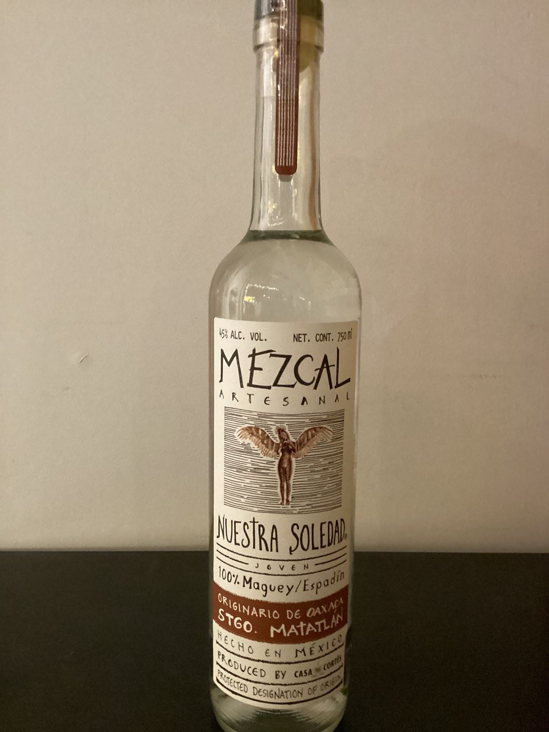 Nuestra Soledad Santiago Matatlan Mezcal, Oaxaca, Mexico (750ml)