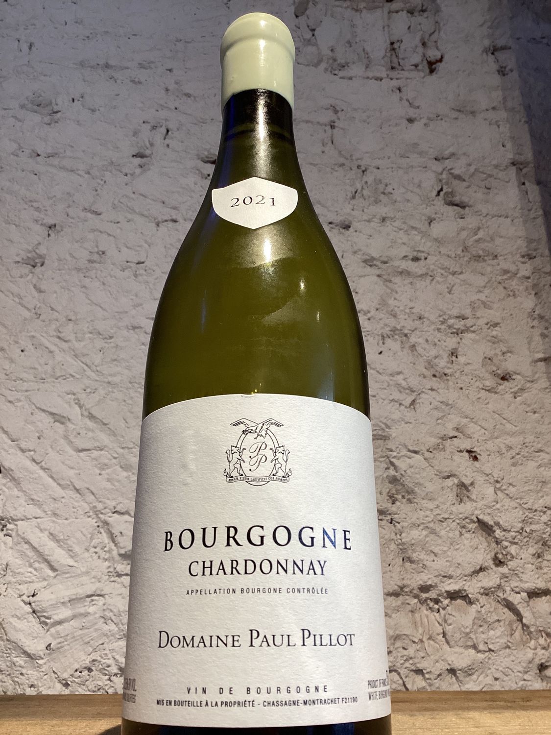 (1390 F2-A7) Domaine Paul Pillot Bourgogne Chardonnay Burgundy, France 2021 (750ml)