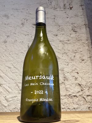(1329 F2-A6) Domaine Francois Mikulski 'Les Meix Chavaux' Meursault Cote de Beaune, France 2022 (750ml)