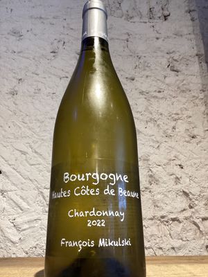 (1389 F2-A7) Domaine Francois Mikulski Chardonnay Bourgogne Hautes Cotes de Beaune Chardonnay Burgundy, France 2022 (750ml)