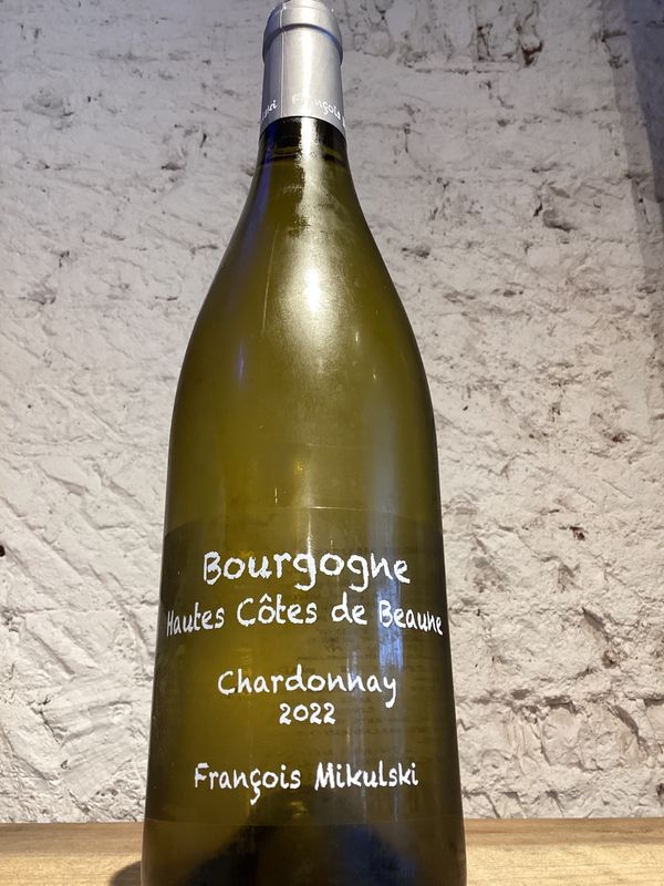 (1389 F2-A7) Domaine Francois Mikulski Chardonnay Bourgogne Hautes Cotes de Beaune Chardonnay Burgundy, France 2022 (750ml)
