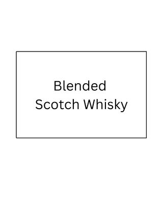 Blended Scotch Whisky