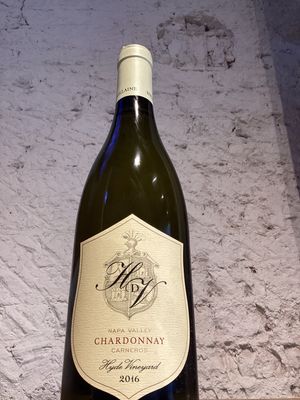 (1613 F2-A12) Hyde de Villaine "Hyde Vineyard" Chardonnay  Carneros 2016