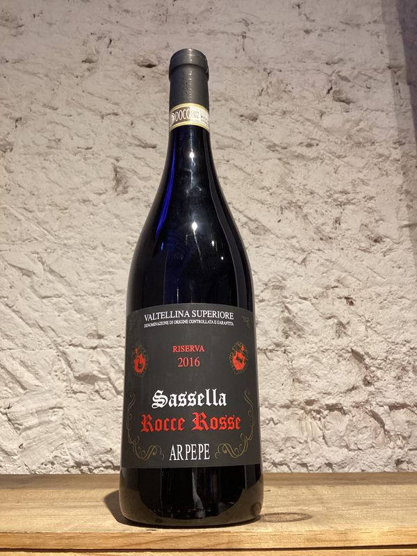 (2370 F1-B10) Ar.Pe.Pe. Rocce Rosse Riserva Valtellina Superiore Sassella DOCG, Italy 2016 (750ml)