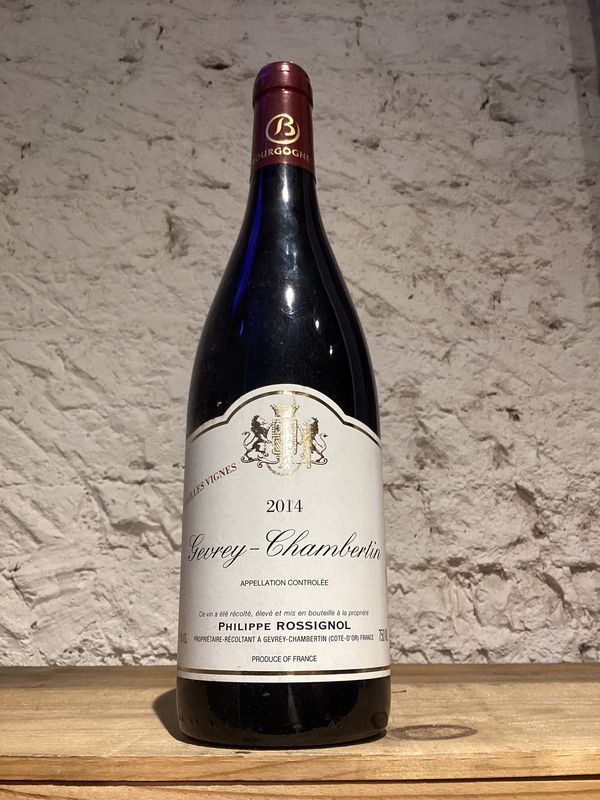 (1876 F1-B7) Philippe Rossignol Pinot Noir Gevrey-Chambertin Cote de Nuits, France 2014 (750ml)