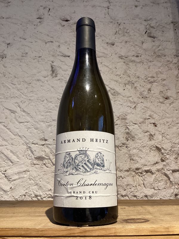(1351 F2-A7) Domaine Armand Heitz Corton-Charlemagne Grand Cru Cote de Beaune, France 2018 (750ml)