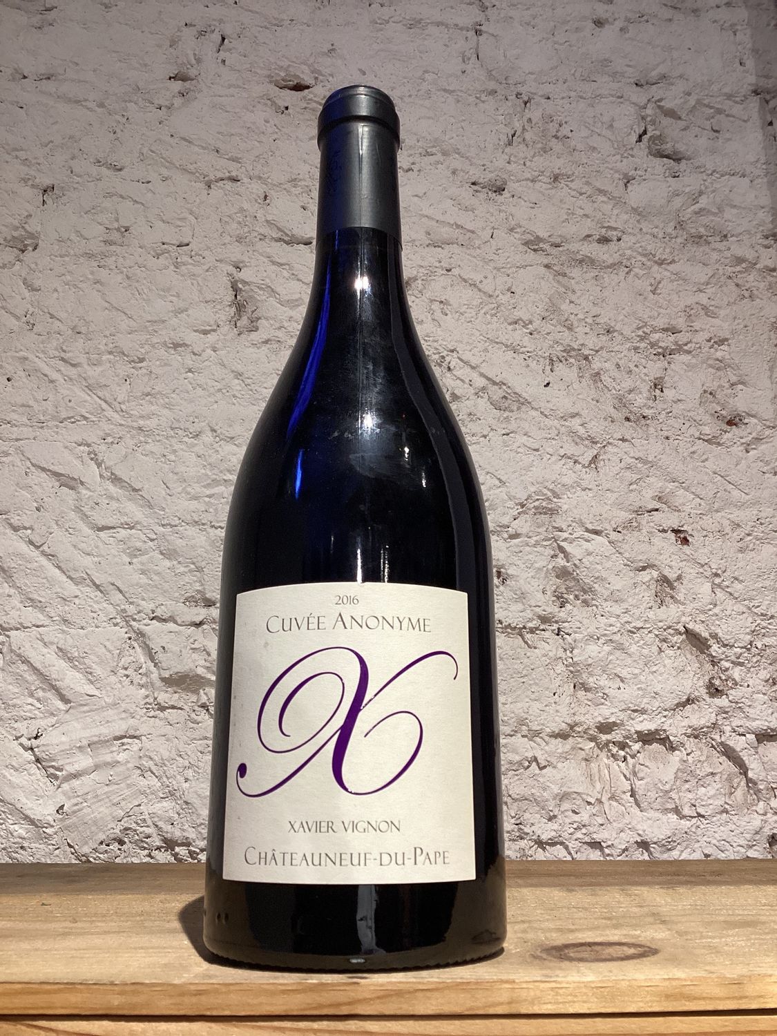 (2207 F1-B14) Xavier Vignon "Cuvee Anonyme" Chateauneuf-du-Pape Rhone, France 2016 (750ml)