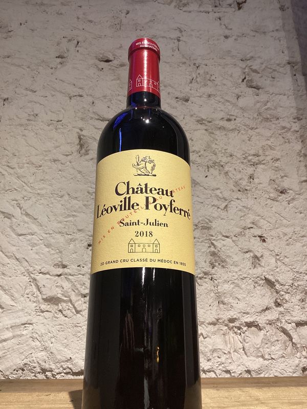 (2131 F1-B12) Château Léoville Poyferré Saint-Julien, France 2018 (750ml)
