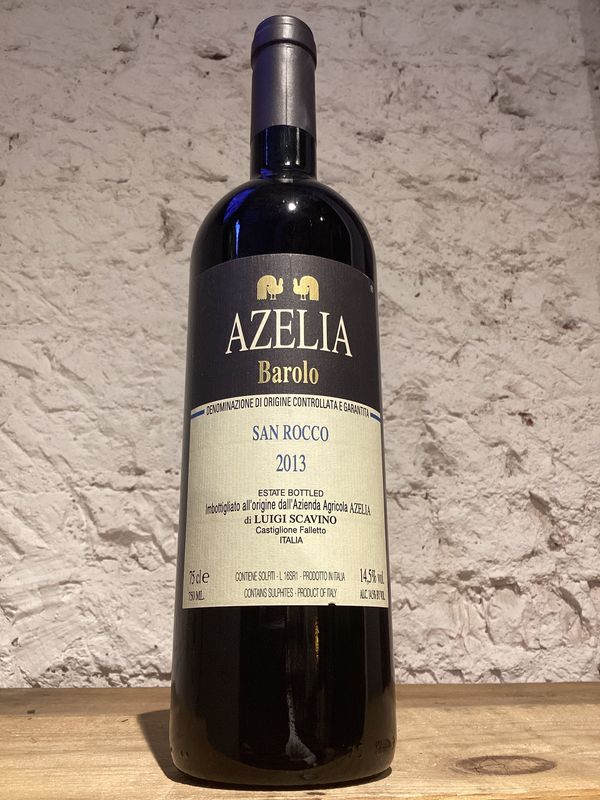 (2320 F1-B10) Azelia di Luigi Scavino 'San Rocco' Barolo DOCG, Italy  2013 (750ml)
