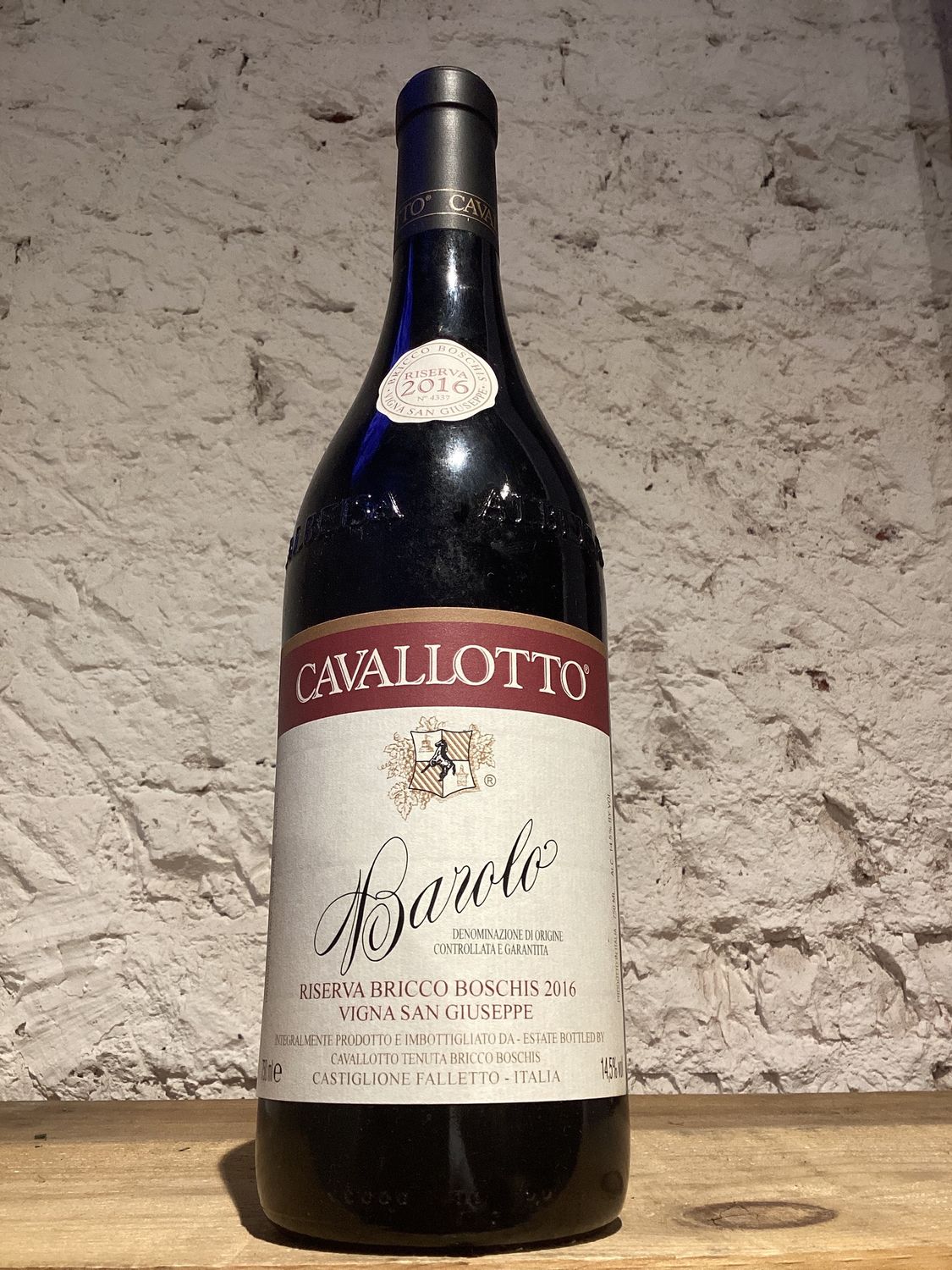 (2323 F1-B10) Cavallotto "Bricco Boschis Vigna San Giuseppe" Barolo Riserva DOCG, Italy 2016 (750ml)