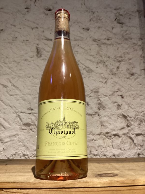 (1704 F2-A14) Francois Cotat Pinot Noir Rosé Chavignol Sancerre 2017 (750ml)