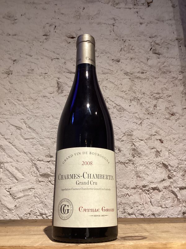 (1839 F1-B8) Camille Giroud Charmes-Chambertin Grand Cru Cote de Nuits, France, 2008 (750ml)