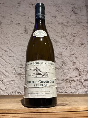 (1319 F2-A8) Domaine Christian Moreau Pere & Fils Chardonnay "Les Clos" Chablis Grand Cru, France 2021 (750ml)