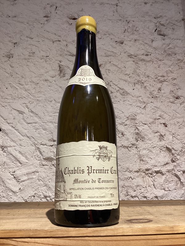 (1322 F2-A8) Domaine Francois Raveneau Chardonnay "Montee de Tonnerre" Chablis Premier Cru, France 2019 (750ml)
