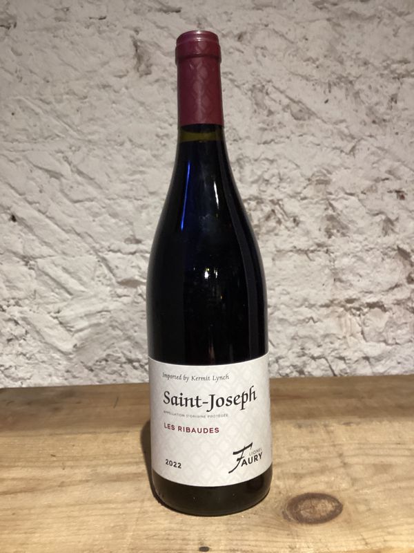 Domaine Faury Syrah "Les Ribaudes" Saint-Joseph Rhone, France 2022 (750ml)