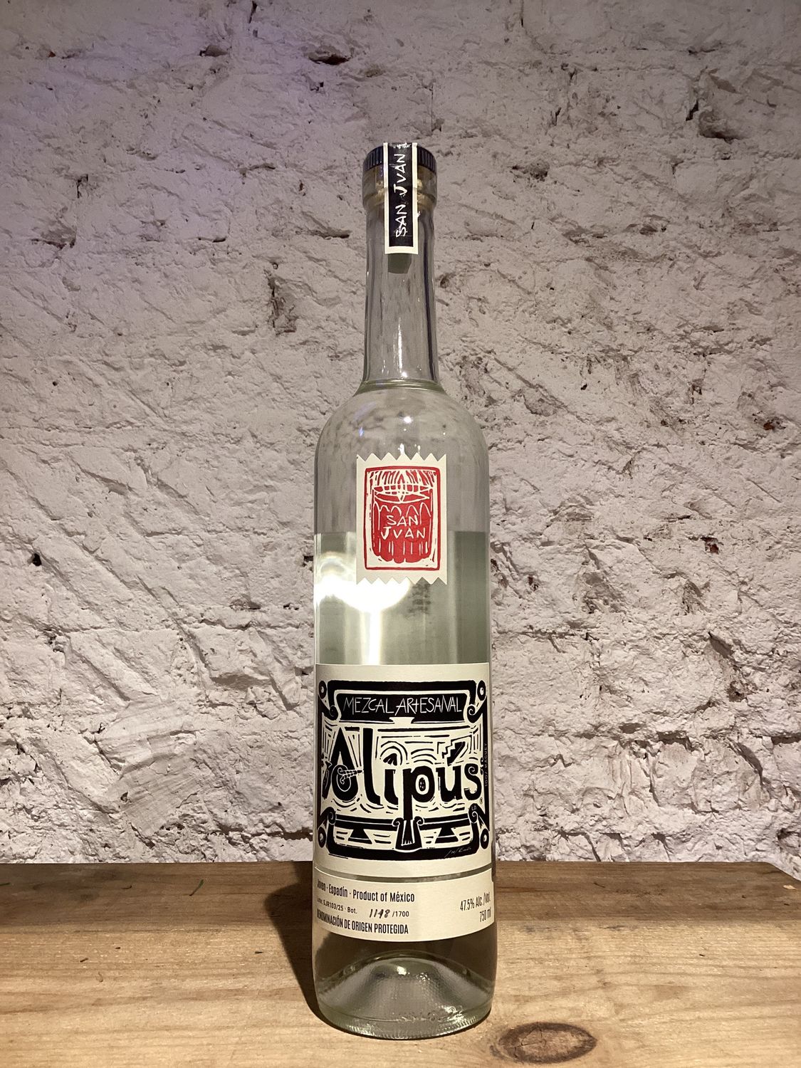 Alipus Edicion Especial San Juan Del Rio Mezcal Joven Oaxaca, Mexico (750ml)