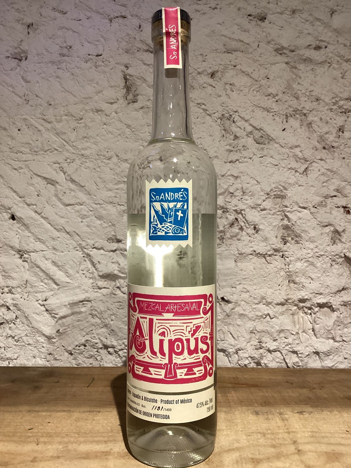Alipus Edicion Especial San Andres Mezcal Joven Oaxaca, Mexico (750ml)