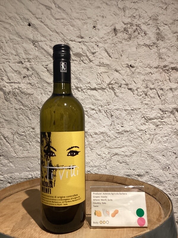 Cantine Barbera 'Tivitti' Inzolia Menfi Sicily, Italy 2025 (750ml)