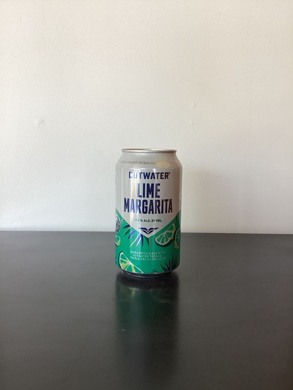 Cutwater Spirits Tequila Margarita Lime Cocktail California, USA (12oz can)