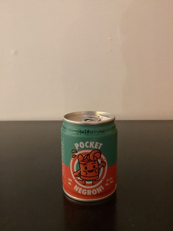 Whitebox Pocket Negroni Cocktail Scotland (100ml Can)