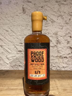 Proof and Wood Curated Collection "2/3" Pot Still Rum Jamaica (750ml)