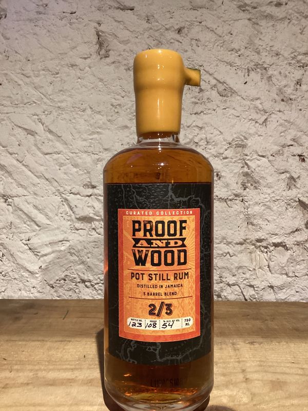 Proof and Wood Curated Collection "2/3" Pot Still Rum Jamaica (750ml)