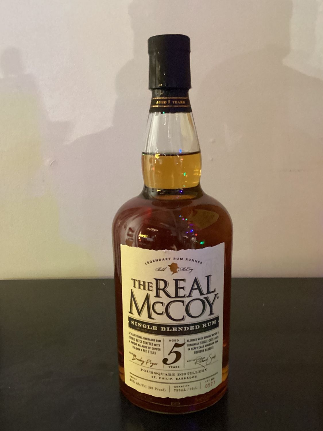 The Real McCoy 5 Year Old Rum Barbados (750ml)