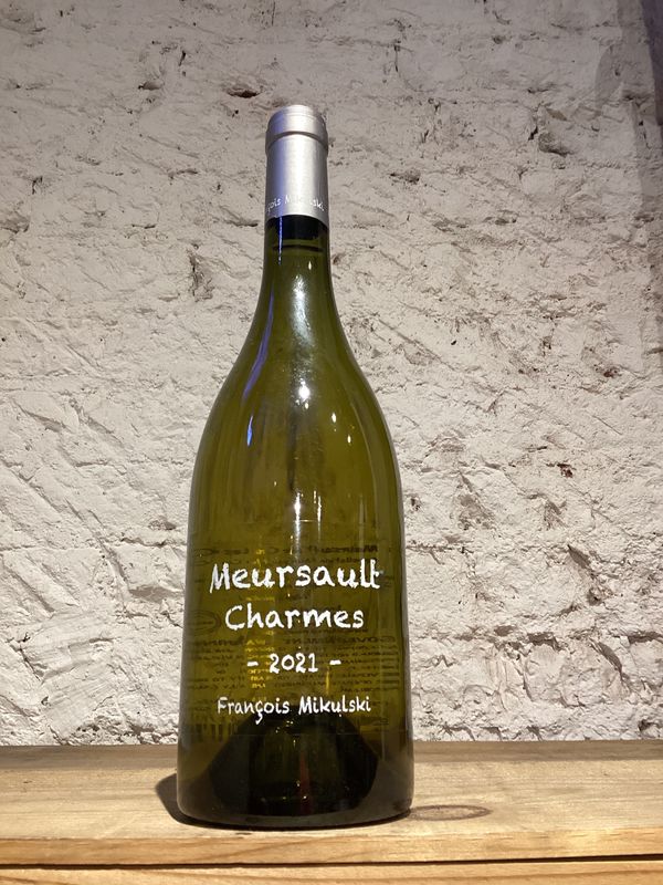 (1337 F2-A9) Domaine Francois Mikulski Chardonnay "Les Charmes" Meursault Premier Cru, Burgundy France 2021 (750ml)